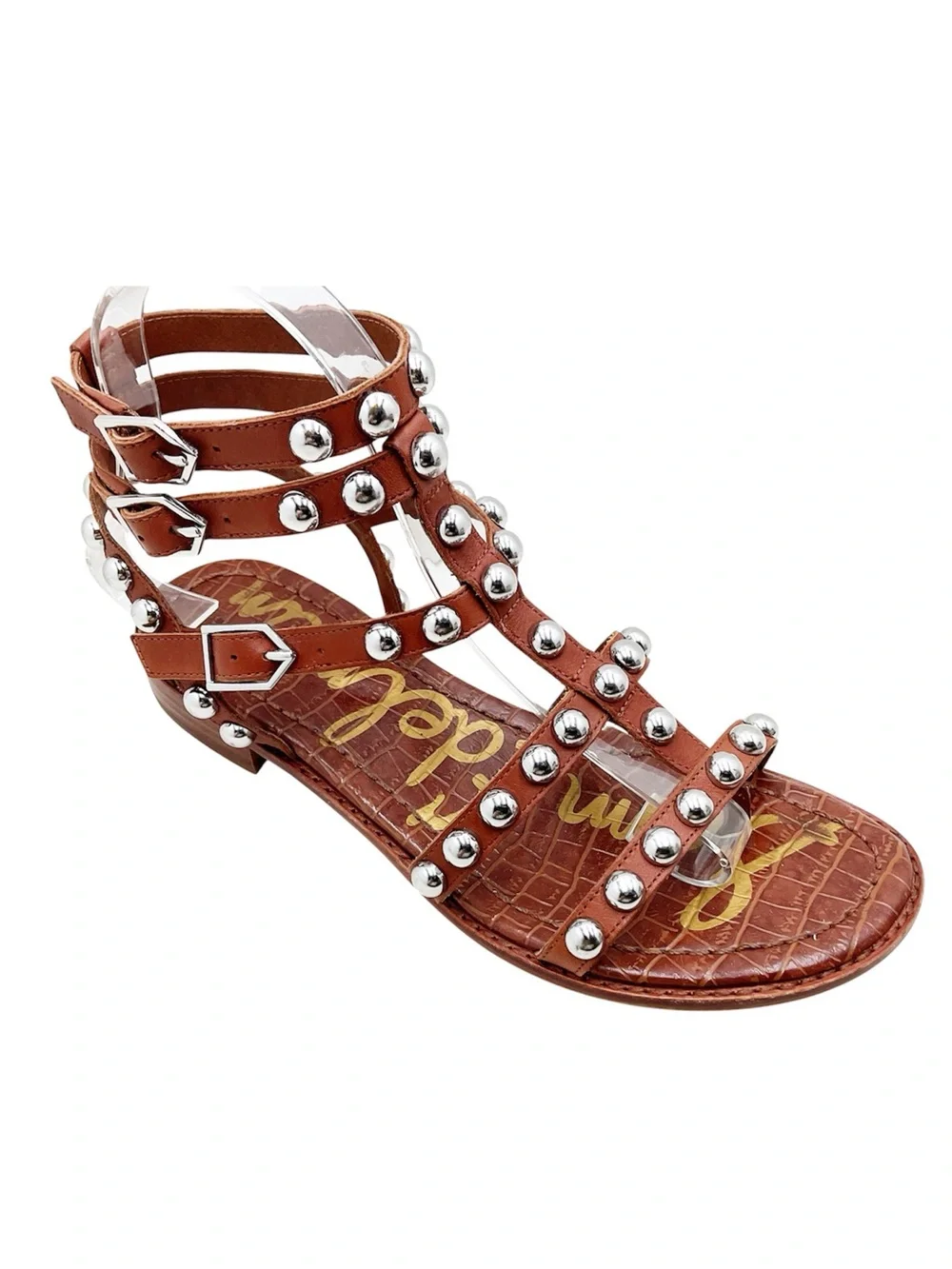 {Sam Edelman} Eavan Studded Gladiator Sandals - Picture 2 of 16